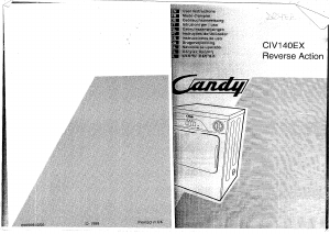 Manuale Candy CIV 140EX Asciugatrice