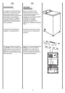 Manual de uso Candy CST 10 M Secadora