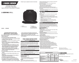 Manual de uso Black and Decker GR9040B Grill de contacto