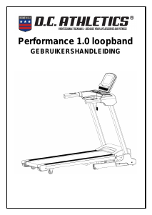 Handleiding DC Athletics Performance 1.0 Loopband