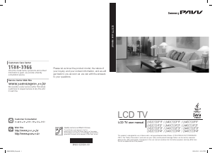 Manual PAVV LN52C530F1F LCD Television