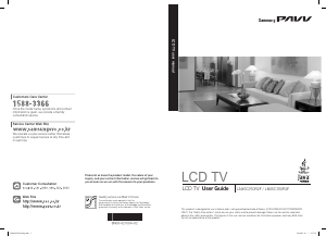 Handleiding PAVV LN46C750R2F LCD televisie