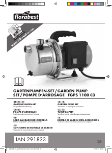 Manual Florabest IAN 291823 Garden Pump