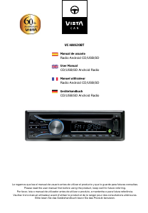 Mode d’emploi Vieta VC-HA920BT Autoradio