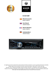 Manual Vieta VC-HU720BT Car Radio