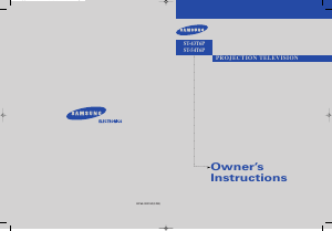 Handleiding Samsung ST-54T6P Televisie