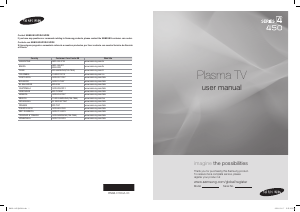 Manual Samsung PL42B450B1 Plasma Television