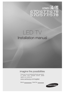 Manual Samsung HG39NA570CF LED Television