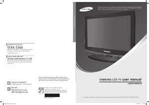 Manual Samsung LN22C450E1D LCD Television