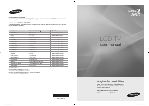 Manual de uso Samsung LN32B360C5D Televisor de LCD