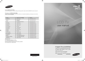 Manual de uso Samsung LN32B350F1D Televisor de LCD