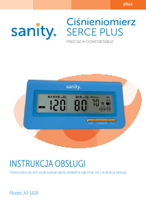 Instrukcja Sanity AP 1418 Serce Plus Ciśnieniomierz