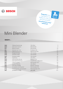 Instrukcja Bosch MMBP1000GB Blender