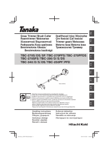 Manuál Tanaka TBC-340 Strunová sekačka