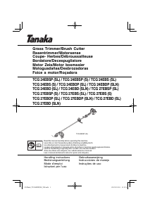 Handleiding Tanaka TCG 24EBDP(SL) Grastrimmer