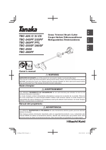 Manual Tanaka TBC-225 Grass Trimmer
