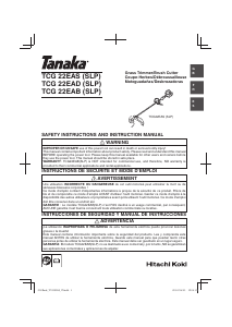 Manual Tanaka TCG 22EAS(SLP) Grass Trimmer