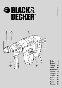 Brugsanvisning Black and Decker KD1001K Borehammer