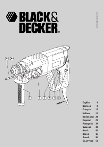 Manuale Black and Decker KD70KC Martello perforatore