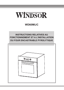 Mode d’emploi Windsor WD60MIJC Four