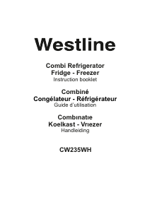 Handleiding Westline CW235WH Koel-vries combinatie