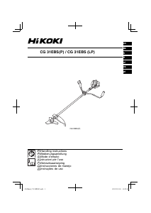 Manual Hikoki CG 31EBS(P) Aparador de relva