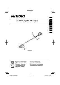 Instrukcja Hikoki CG 40EAS(P) Podkaszarka do trawy