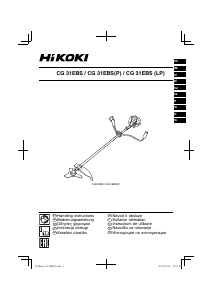 Instrukcja Hikoki CG 31EBS Podkaszarka do trawy