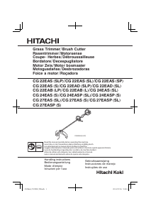 Manual Hitachi CG 24EAS(SL) Aparador de relva