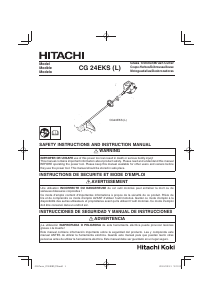 Manual Hitachi CG 24EKS(L) Grass Trimmer