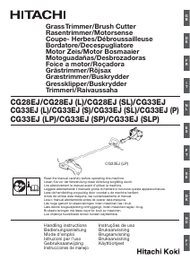 Handleiding Hitachi CG 33EJ Grastrimmer