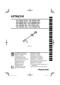 Bruksanvisning Hitachi CG 27EAS(SL) Grästrimmer