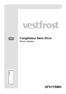 Mode d’emploi Vestfrost UFV175WH Congélateur