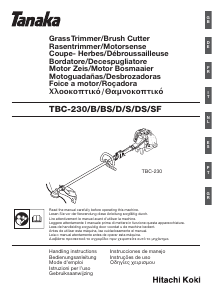Manual de uso Tanaka TBC-230 Cortabordes