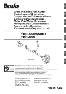 Manuale Tanaka TBC-550 Tagliabordi