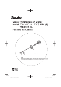 Manual Tanaka TCG 24EC(SL) Grass Trimmer