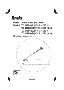 Manual Tanaka TCG 27EBS(SL) Grass Trimmer