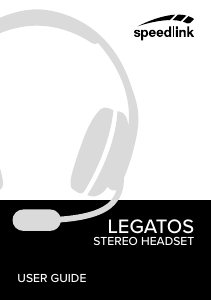 كتيب مجموعة الرأس SL-450302-BK Legatos Speedlink