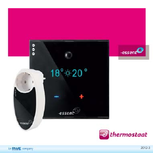 Handleiding Essent E-Thermostaat Thermostaat