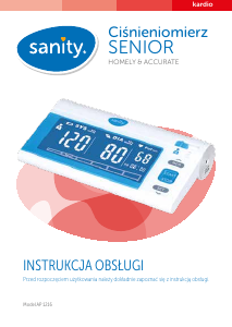 Instrukcja Sanity AP 1216 Senior Ciśnieniomierz