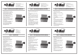 Handleiding D-Mail 184117 Papiervernietiger