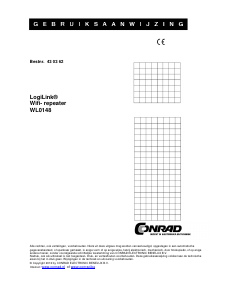 Handleiding LogiLink WL0148 Range extender