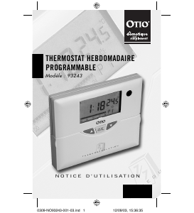 Mode d’emploi Otio 93243 Thermostat