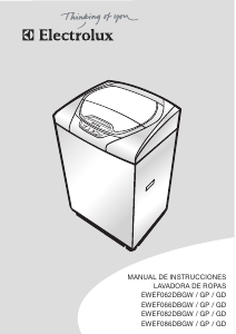 Manual de uso Electrolux EWEF062DBGW Lavadora