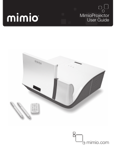 Manual Mimio MimioProjector Projector