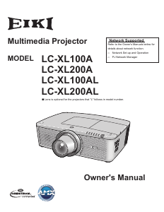 Manual Eiki LC-XL100A Projector