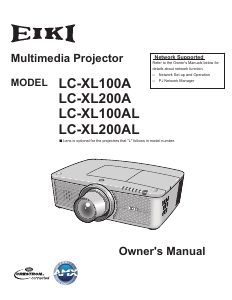 Manual Eiki LC-XL200A Projector