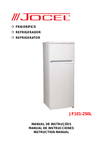 Manual Jocel JF101-250L Fridge-Freezer