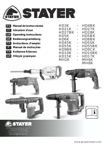 Mode d’emploi Stayer HD3K Perforateur
