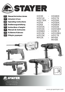 Manual Stayer MH2K Rotary Hammer